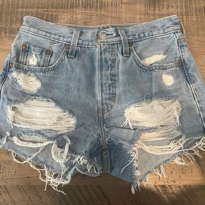 Levi denim shorts